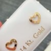 Argollas y aretes corazón