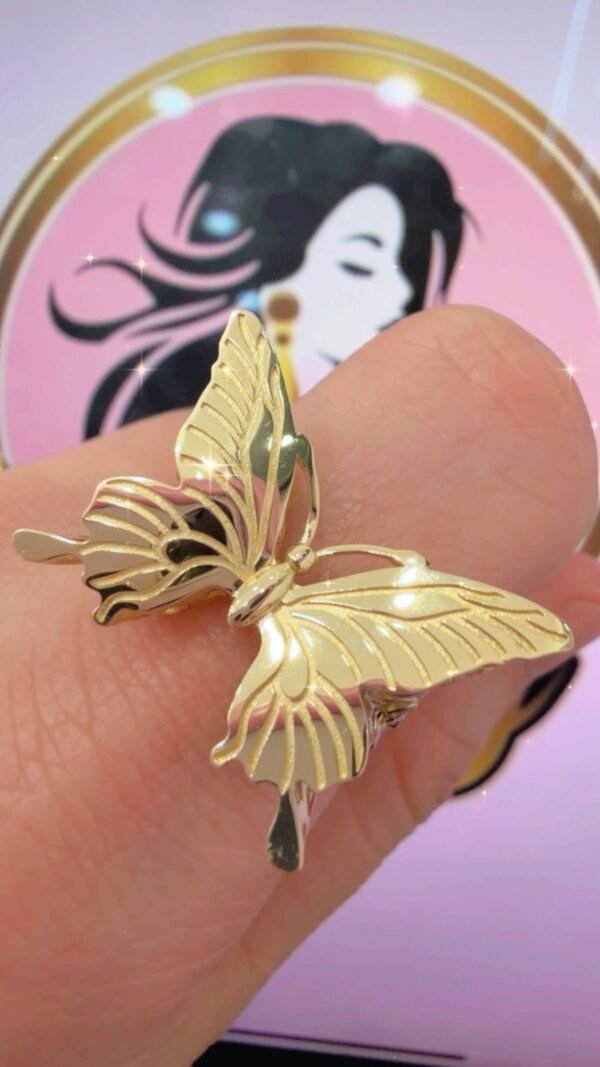 Anillo mariposa 10k