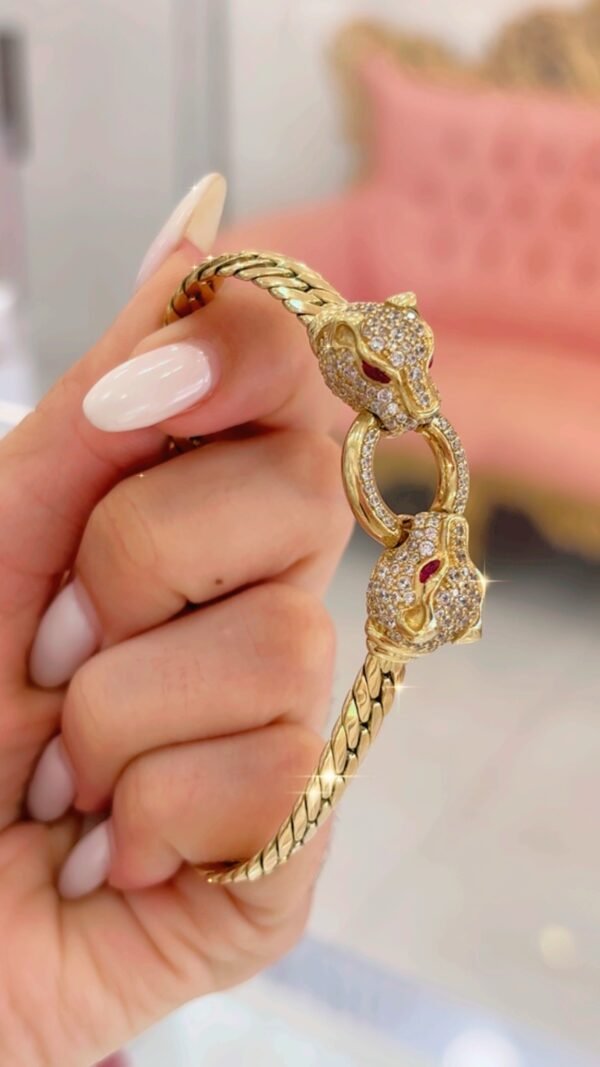 Manilla estilo Car 14k