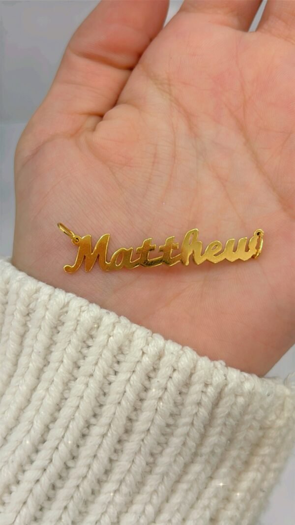 Manilla 10k y nombre 14k