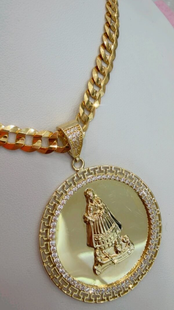 CADENA con DIJE de la VIRGEN