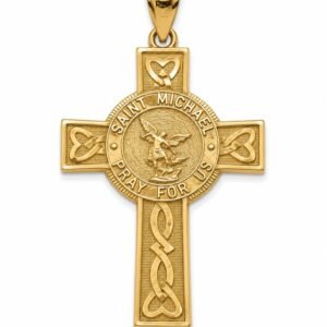 02b76955-92ef-4fc7-93c9-08deee00cdd5.jpg Dije Cruz Arcangel 14k Weight 2.6gr