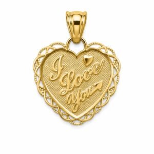 Dije Frase Love SF 10K Weight 2gr