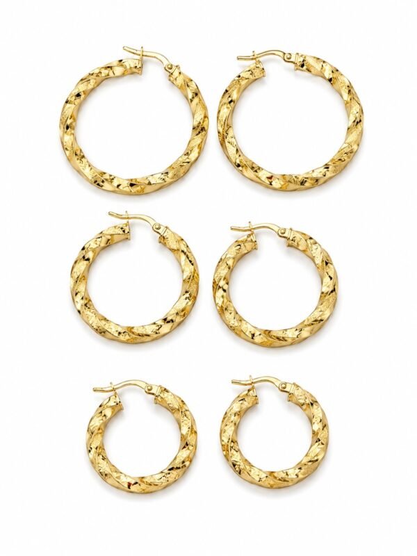 argollas Trio Torcidas 2.3.4 Weight 7.2gr