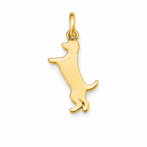 Dije Mini Perro 10k Weight 0.4gr