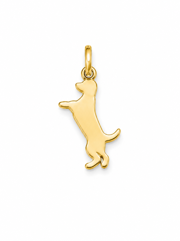 Dije Mini Perro 10k Weight 0.4gr
