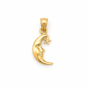 Dije Luna 10k Weight 0.6gr