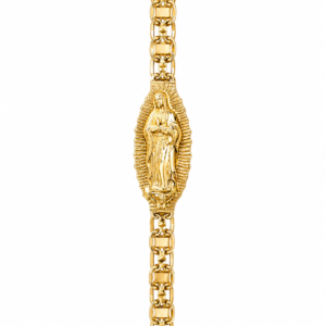 Manilla Malla Virgen De Guadalupe 14k Weight 6.8gr Size 7.5