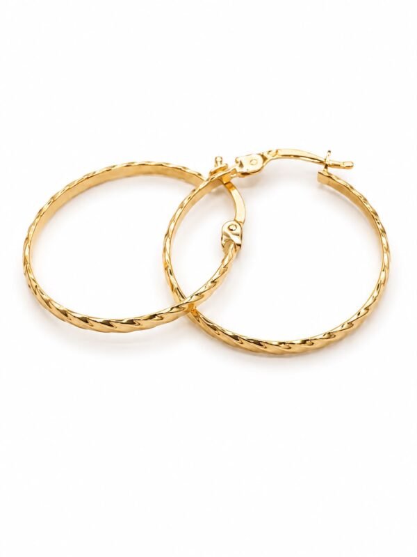 argollas Trenzado Kids Anier Weight14k 1.4gr