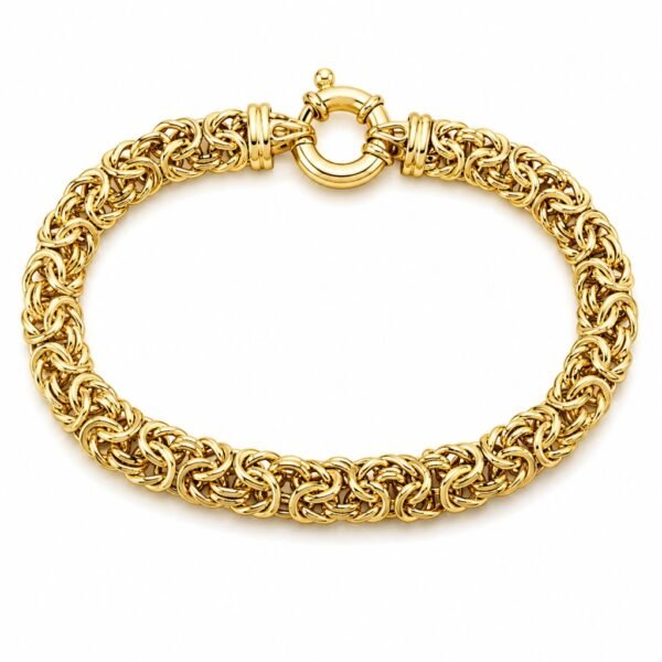 Manilla Bizantino 14k Size 7.5'' Weight 10.7gr