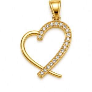 14d7864e-2d71-4a6a-6529-08dee72f1c84.jpeg Dije Corazon w/CZ Big 10K Weight 1.6gr