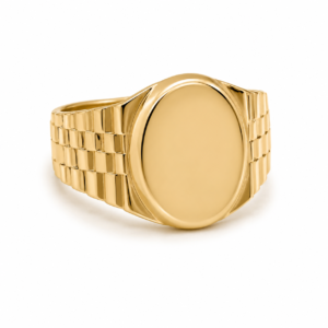 15a03529-6260-4561-13d1-08deddbe44ed.png Anillo Hombre Reloj Placa 14k Weight 4.5gr Size 10