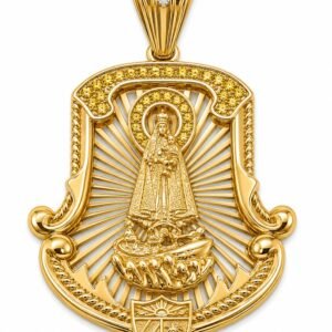 Dije Virgen De La Caridad Casa Fancy 10k Weight 7.8gr K76415C