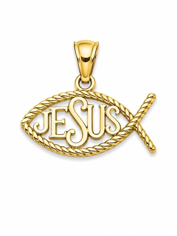 Dije pez de Jesús / Ichthys 14k Weight 1.1gr