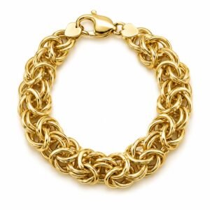 1e9adaf5-128d-47c3-632c-08dee72f1c84.jpg Manilla Bizantino Grueso Rose 14K Size 6.5'' Weight 14.9 gr