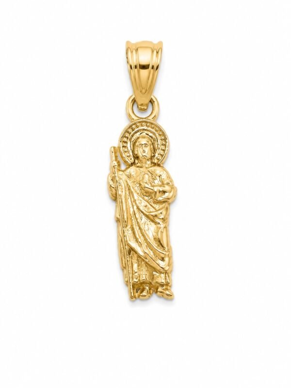 Dije Mini Mini San Judas Tadeo SF 10K Size  Weight 0.6gr