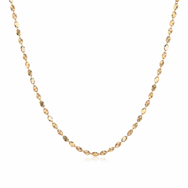 Cadena Valentino 3 Colores 14k Size 20'' Weight 1.6gr