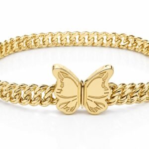 24252b06-9c19-4060-6348-08dee72f1c84.jpg Manilla Corte Princesa Mariposa 10k Size 7'' Weight 7.6gr K2700BT