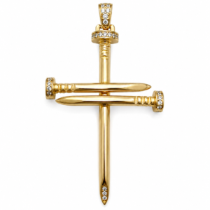 Dije Cruz de Tornillos 10k Weight 6.2gr