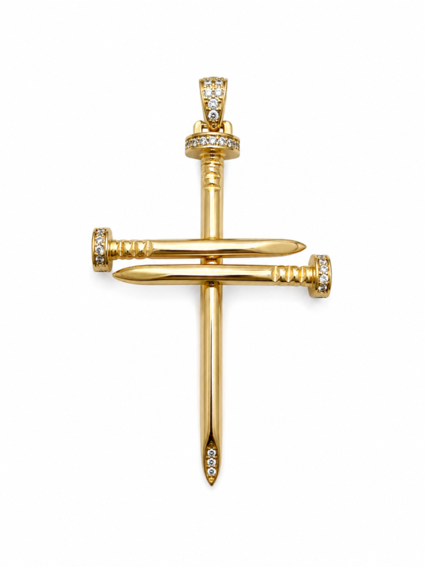Dije Cruz de Tornillos 10k Weight 6.2gr