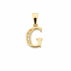 Dije Letra G 10k Weight 0.8gr