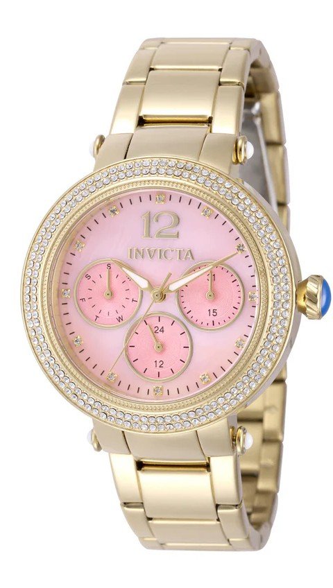 Reloj Invicta Dorado Rosa CZ7000