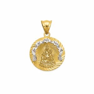 Dije Virgen Caridad Placa YF 10K Weight 2.7gr