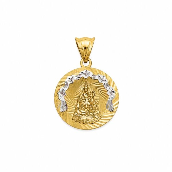 Dije Virgen Caridad Placa YF 10K Weight 2.7gr