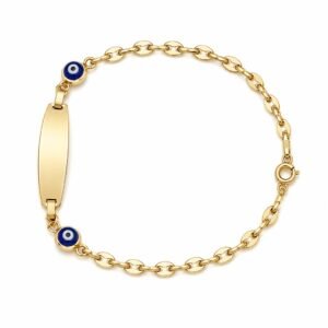 Manilla Nino Placa Gucci Puff 14k Size 5 Weight 2.8gr