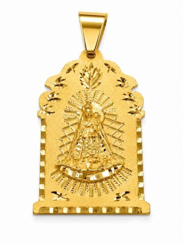 Dije Virgen de la Caridad Casita Mediano Jr 10k Weight 8gr