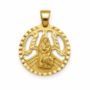 Dije St. Lazaro Placa Abierto 10K Weight 3gr