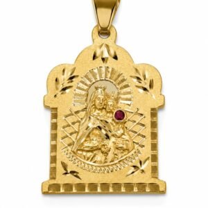 Dije Santa Barbara Piedra Roja Casa JR 10k Weight 4.8gr