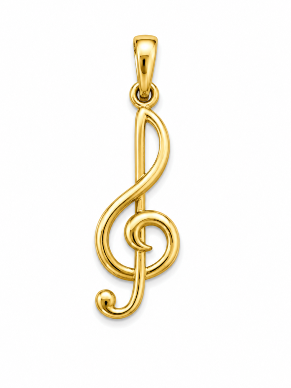 Dije Sol Nota Musical 14k Weight 0.7gr