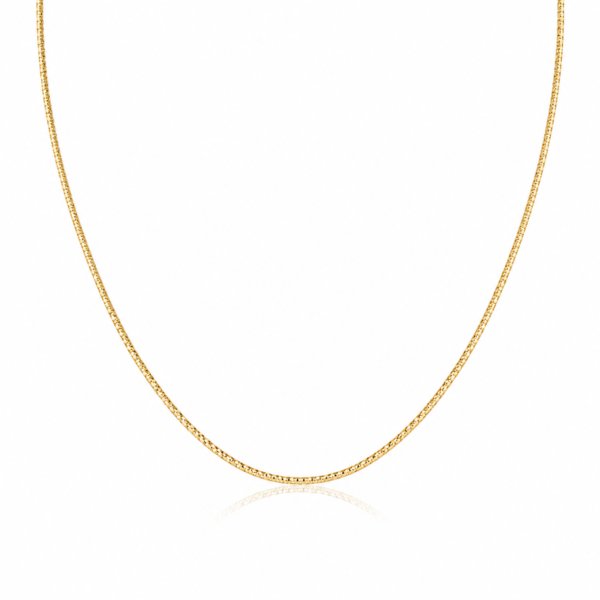 Cadena Fancy Rigida 14k Weight 7.1gr Size 17