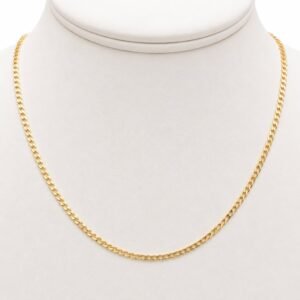Cadena Corte de Brillo 1.5mm 14K  Size 16 Weight 1.8gr