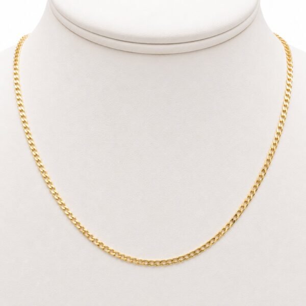 Cadena Corte de Brillo 1.5mm 14K  Size 16 Weight 1.8gr