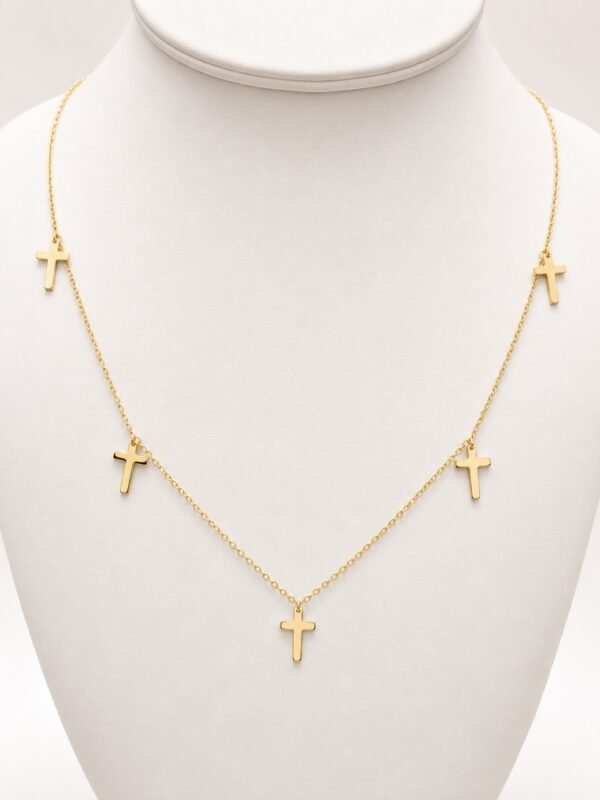 Cadena Cruces 14k Weight 2.4gr Size 18