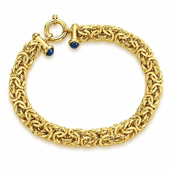 Manilla Bizantino 14k Size 6.5'' x 9mm Weight 11.8gr