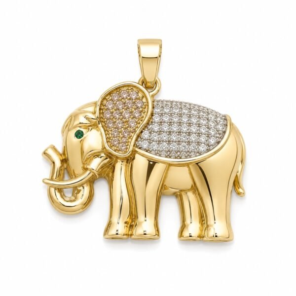 Dije Elephante CZ 14k Weight 8gr