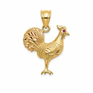 Dije Gallo 10k Weight 2.1gr