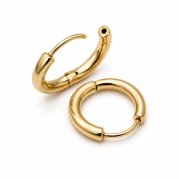 Argollas Huggies Open Kids Anier 14k Weight 1.4gr