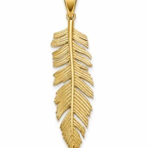 Dije Pluma 14k Weight 1.8gr