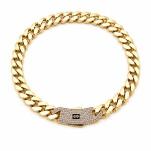 Cadena Monaco Rose 10k Size 16'' Weigth 28gr/11.5mm