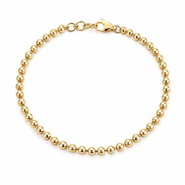 Manilla Mini Balines 14k Size 7'' Weight 3.1gr