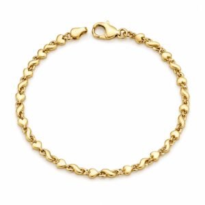 92b5b483-d88f-48f7-62e6-08dee72f1c84.jpeg Manilla Fancy XO Corazones 14k Size 7'' x 4.4mm Weight 4.2gr