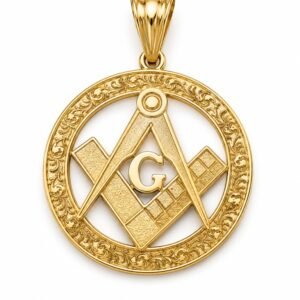 Dije Freemason Compass 10k Weight 1.8gr