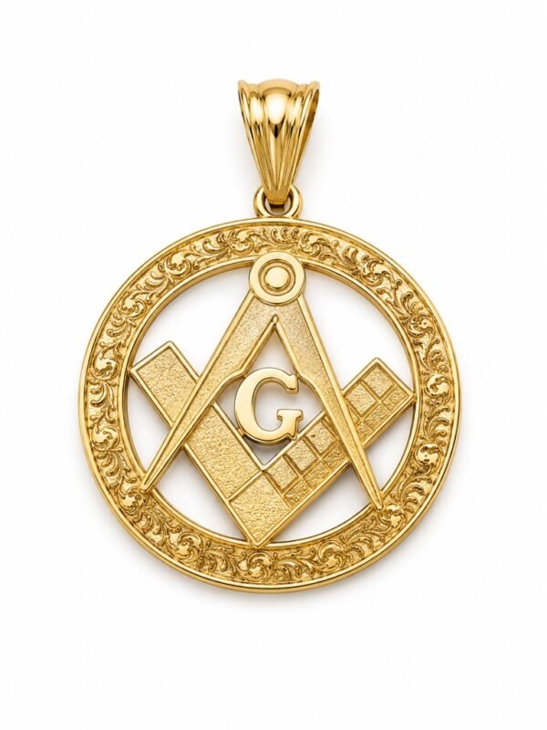 Dije Freemason Compass 10k Weight 1.8gr