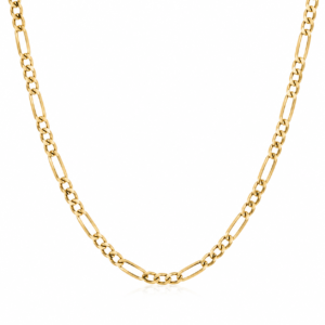 Cadena Figaro Solida 14k Weight 3.5gr Size 16