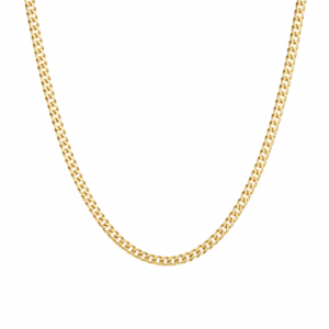 Cadena Corte brillo Solida 14k Size 18'' x 4mm Weight 9.1gr 0481CL