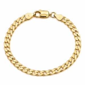a49f54ef-468d-4f33-636b-08dee72f1c84.jpg Manilla Corte Brillo Solida K481CL 10k Size 7'' x 4mm Weight 3.5gr